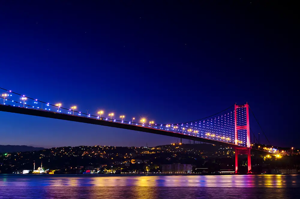 Istanbul s Bosphorus Bridge at dawn. The best photography spots in Istanbul