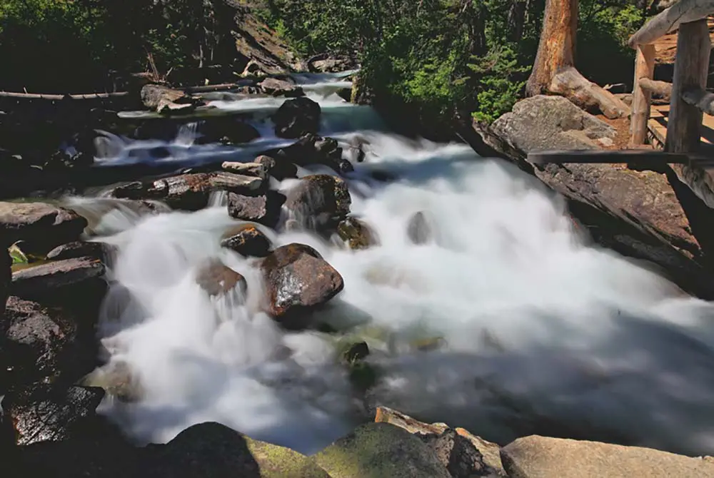 The Hidden Falls. The best Photography spot Grand Teton National Park
