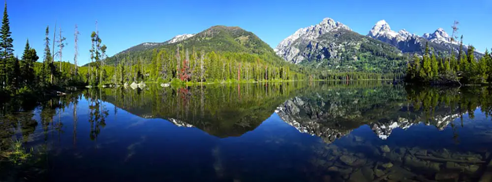 The Taggart Lake. The best photography spot Grand Teton National Park