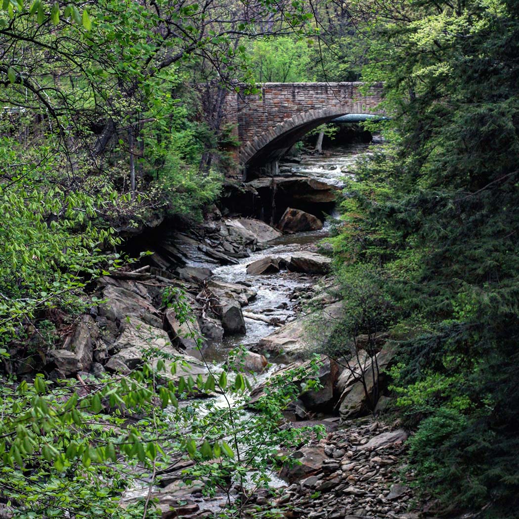 Beautiful bridge in the Brecksville Reservation. Best Places to Photograph Cuyahoga Valley National Park