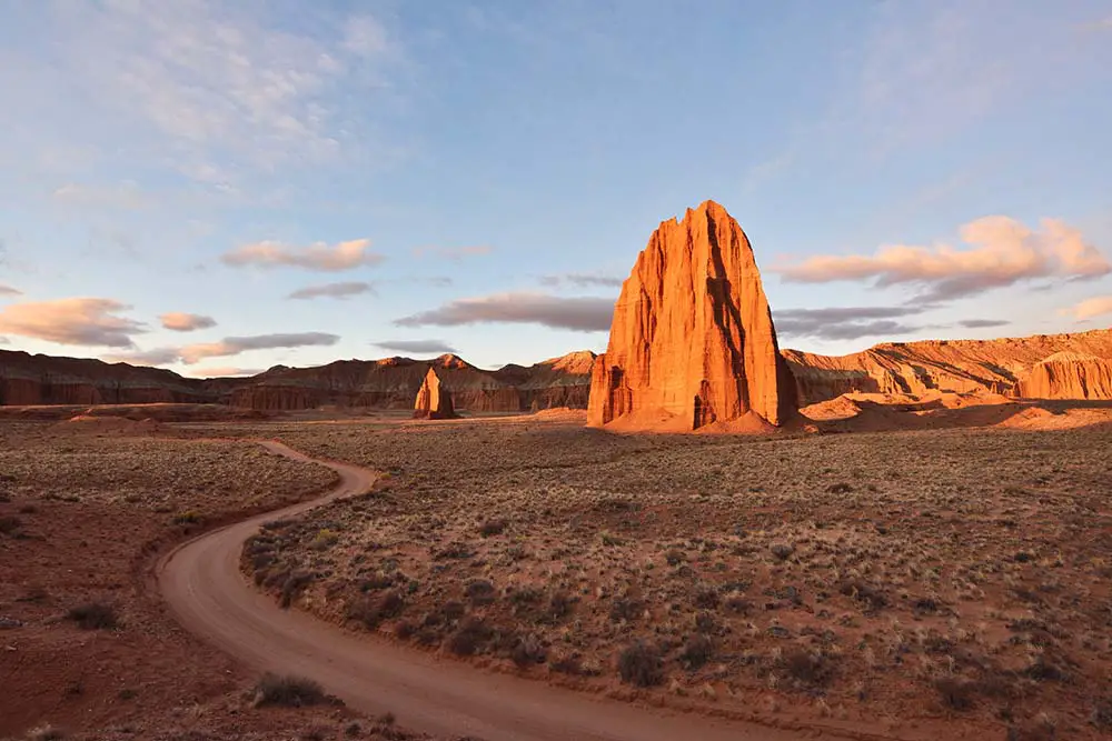 Cathedral Valley Sunrise. Best Photography Spots in Capitol Reef National Park