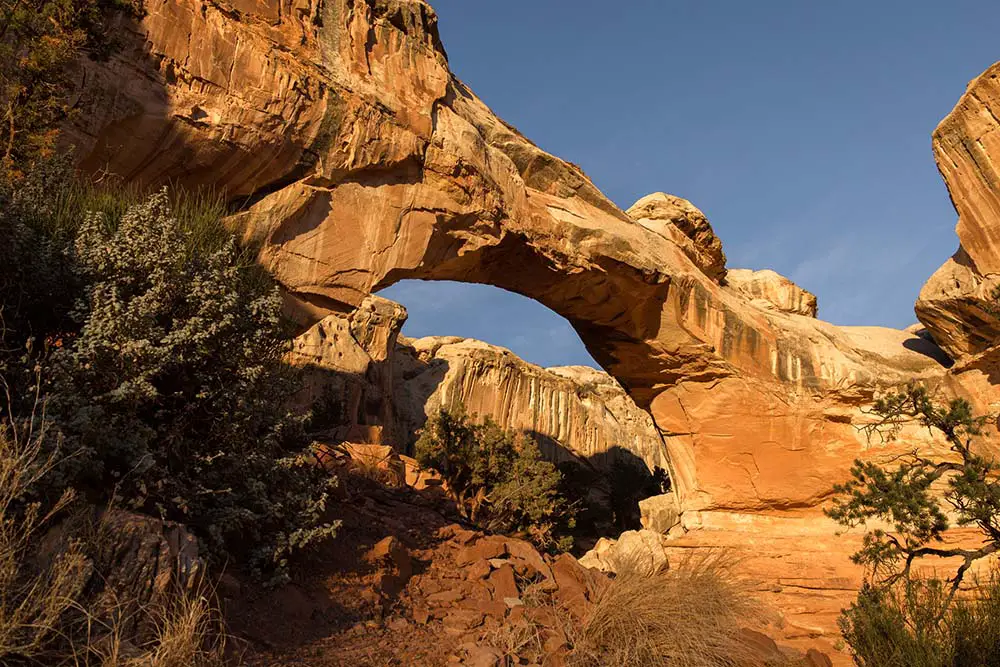 Hickman Natural Bridge. Best Photography Spots in Capitol Reef National Park