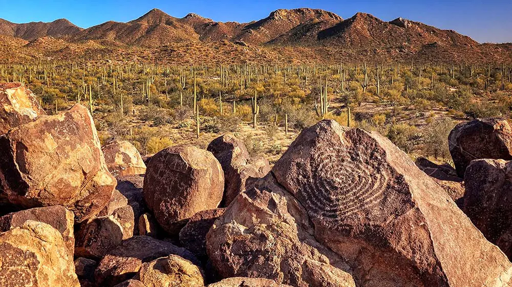 Hohokam Petroglyphs at Signal Hill. Saguaro National Park Best Photography Spots 1
