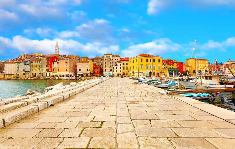 Old Istrian town in ROVINJ. The best Photography spots in Croatia