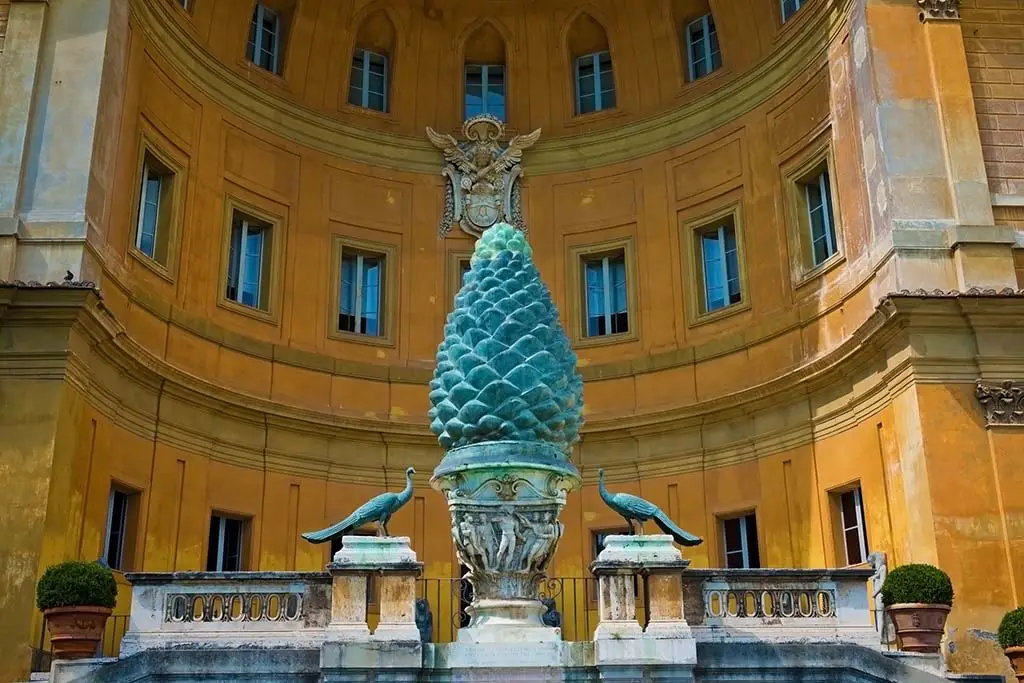Fontana della Pigna Pine Cone Fountain. Best Photography Spots in Rimini