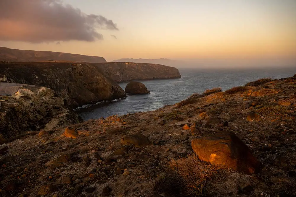 View from the Cavern Point Trail on Santa Cruz Island. The best Photography spots in Channel Islands National Park