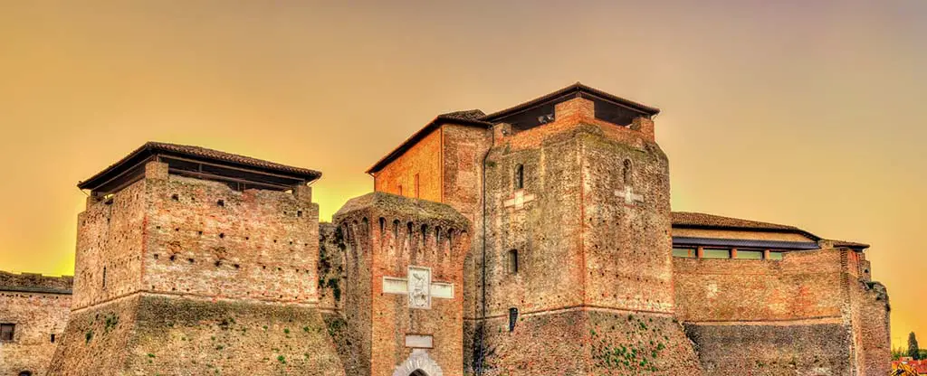 View of Castel Sismondo in Rimini. Best Photography Spots in Rimini