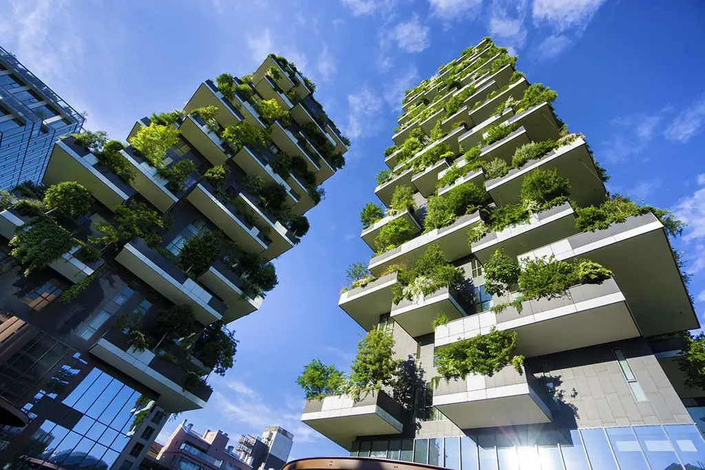 sustainable architecture in Porta Nuova district. Photography Spots in Milan Italy