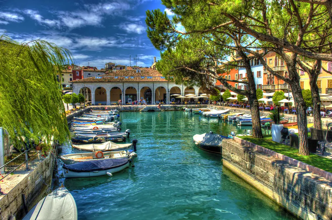 A view of Desenzano del Garda. Photography spots in Lake Garda