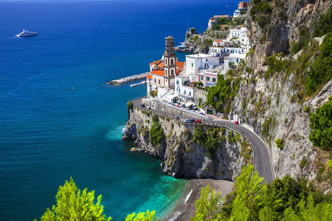 Beautiful Amalfi coast of Italy . Best Photography Spots in Amalfi Coast