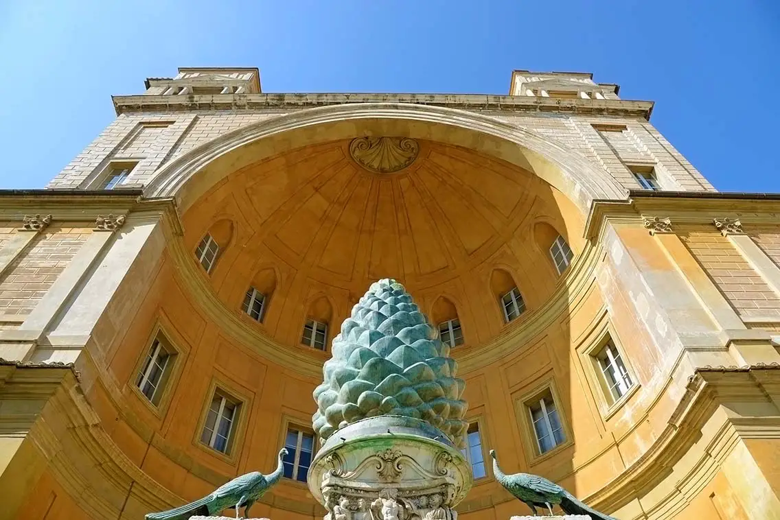 Bronze Pigna at Vatican. Best Photography Spots in Vatican City
