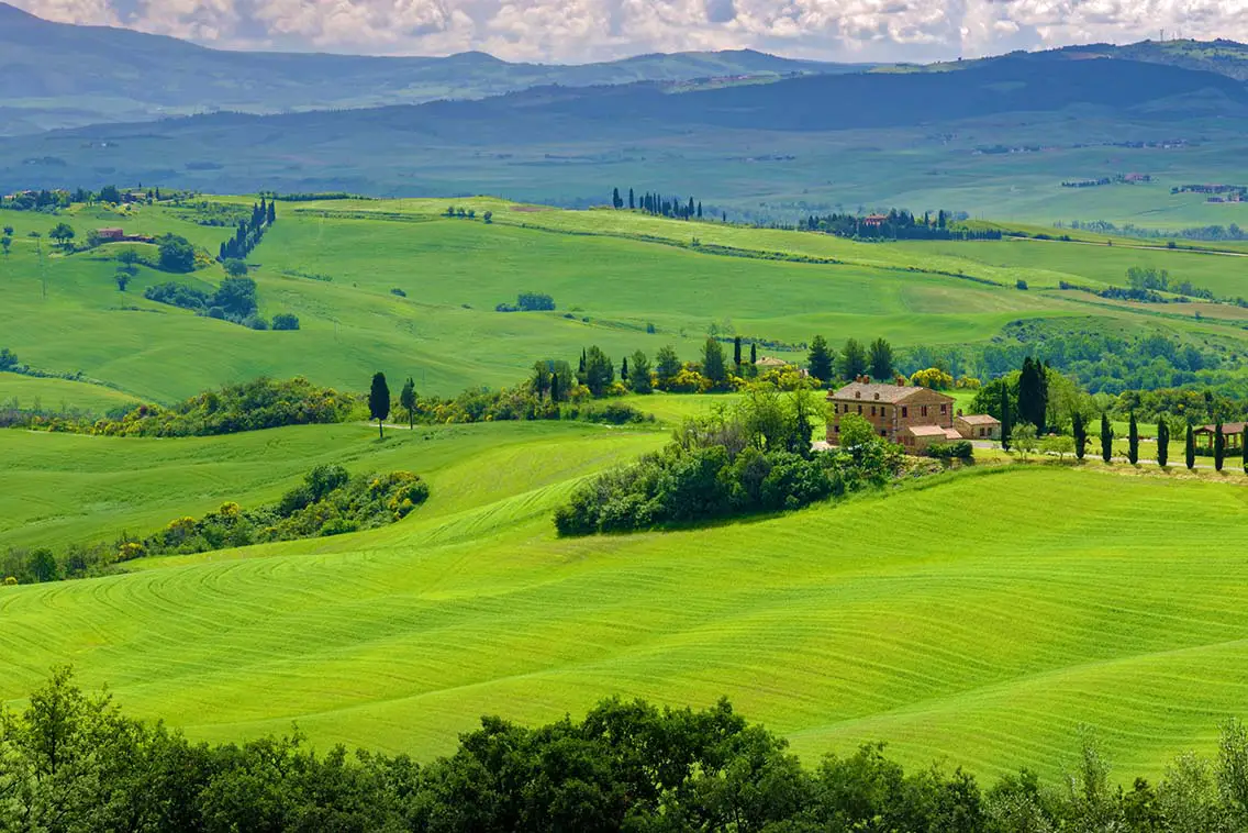 Countryside of Val dOrcia in Pienza. Best Natural Wonders in Italy