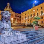 Famous fountain of shame on baroque Piazza Pretoria. Best Photography Spots in Sicily