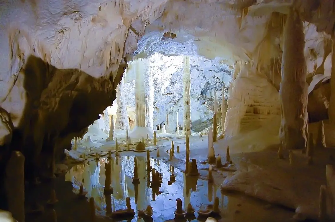 Picturesque Frasassi Cave in Italy. Best Natural Wonders in Italy