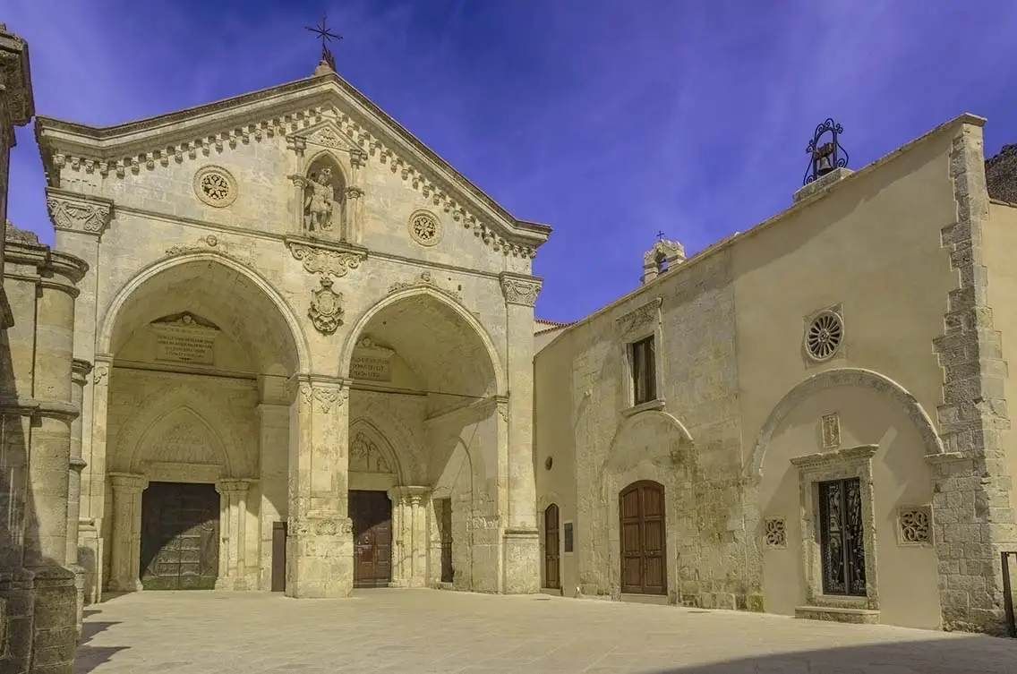 Saint Michael Archangel Sanctuary at Monte SantAngelo on Italy. Best Photography Spot in Sorrento