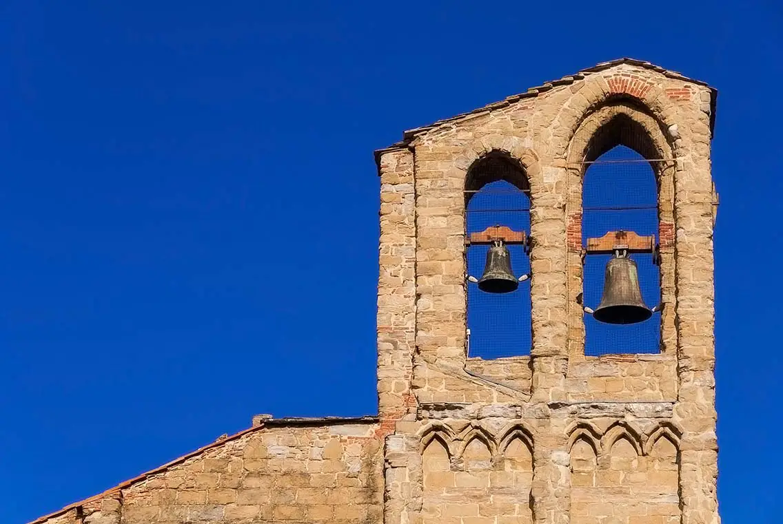 San Domenico Basilica belfry in Arezzo. Best Photography Spots in Arezzo
