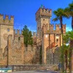 Scaliger Castle in Sirmione at the Lake Garda. Best Photography spots in Lake Garda