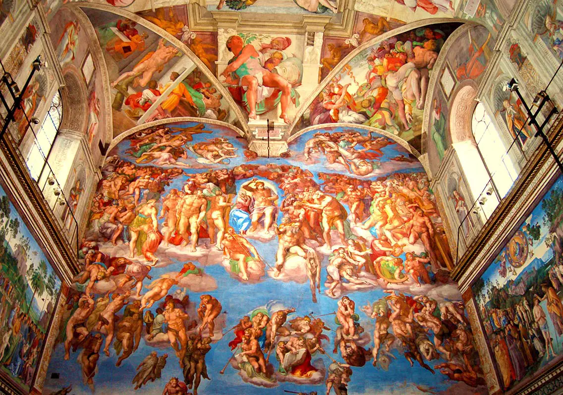 Sistine Chapel The Last Judgement. Best Photography Spots in Vatican City