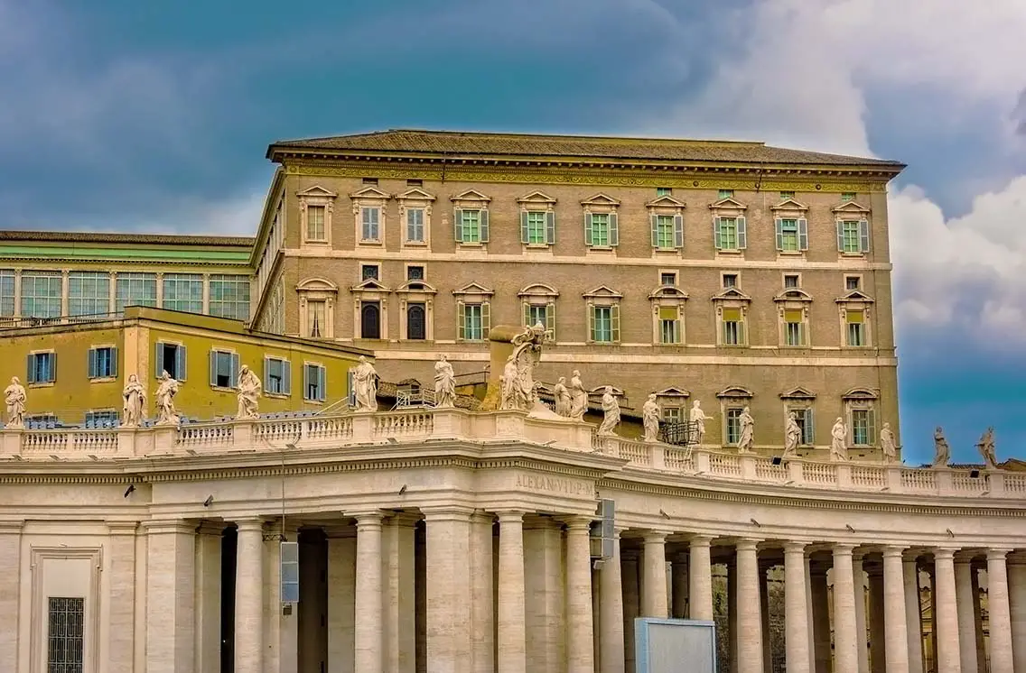 The Apostolic Palace in Vatican City. Best Photography Spots in Vatican City