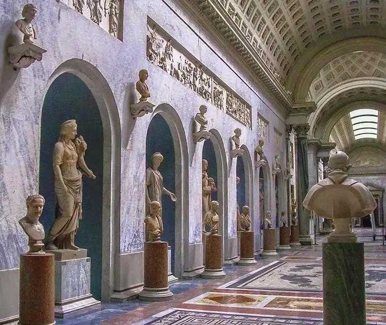 Vatican Museums Pius Clementine Rooms. Best Photography Spots in Vatican City