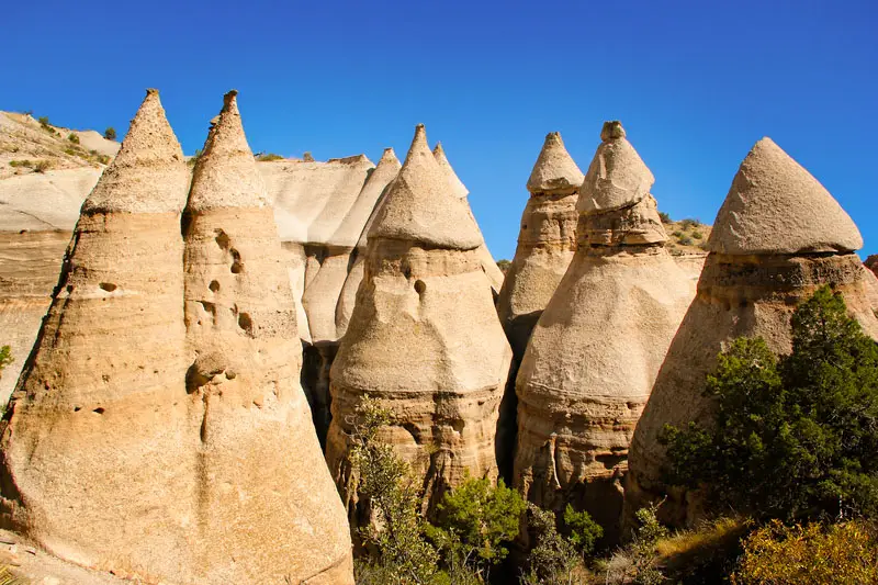 Kasha Katuwe Tent Rocks National Monument. Best Photography Spots in Santa Fe New Mexico.