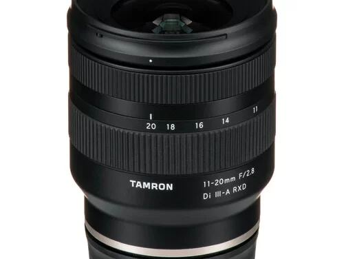 Tamron launches New 11-20mm f/2.8 Di III-A RXD for Fujifilm X-Mount Cameras