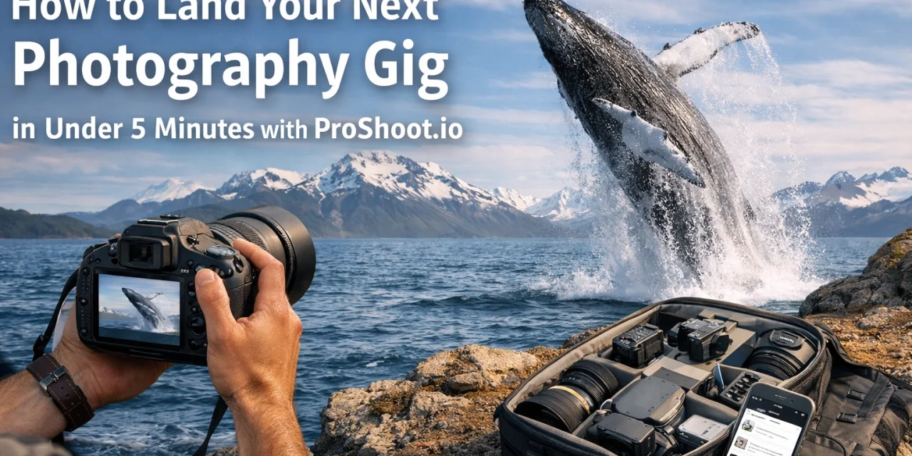 How to Land Your Next Photography Gig in Under 5 Minutes with ProShoot.io