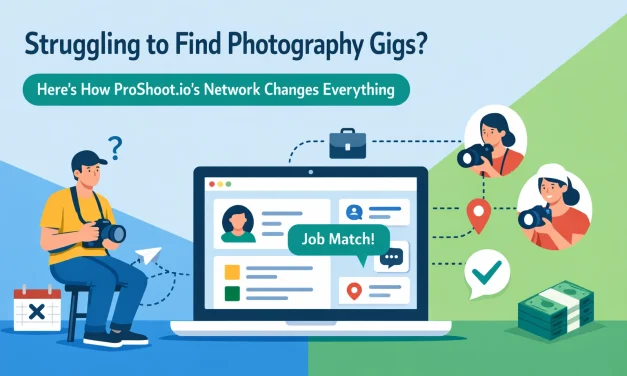 Struggling to Find Photography Gigs? Here’s How ProShoot.io’s Network Changes Everything