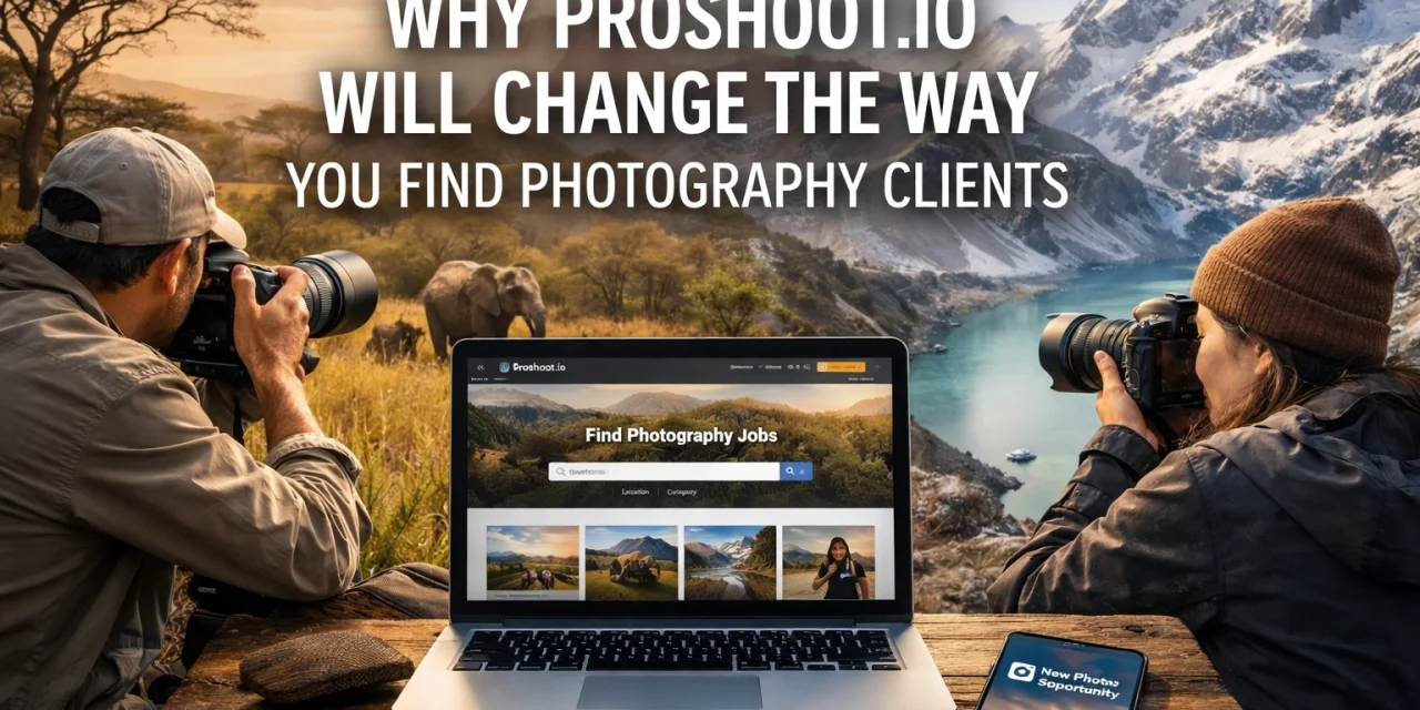 Why Proshoot.io Will Change the Way You Find Photography Clients