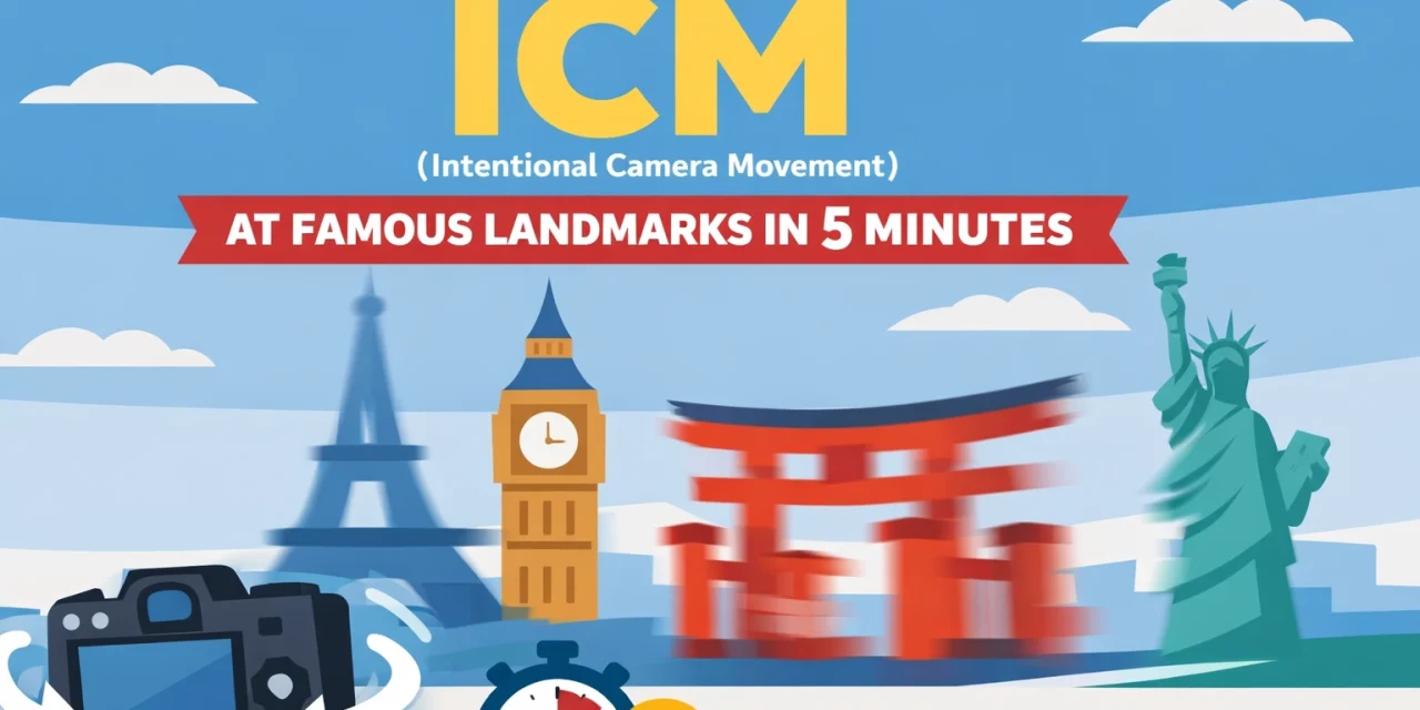 How to Shoot ICM (Intentional Camera Movement) at Famous Landmarks in 5 Minutes