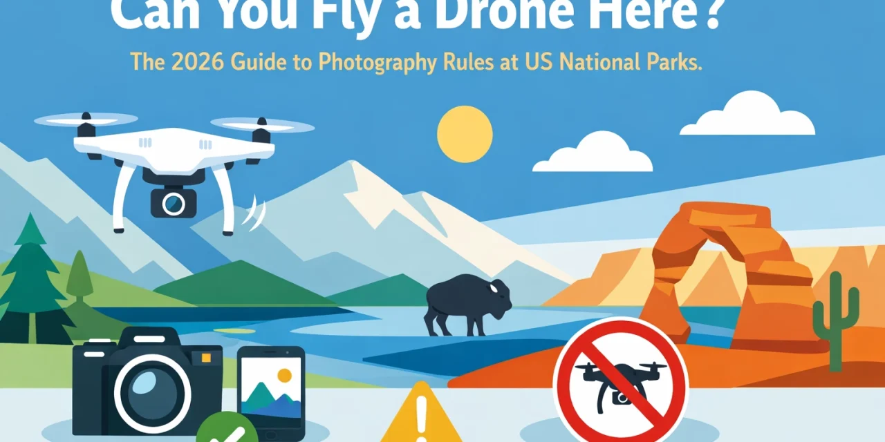 Can You Fly a Drone Here? The 2026 Guide to Photography Rules at US National Parks