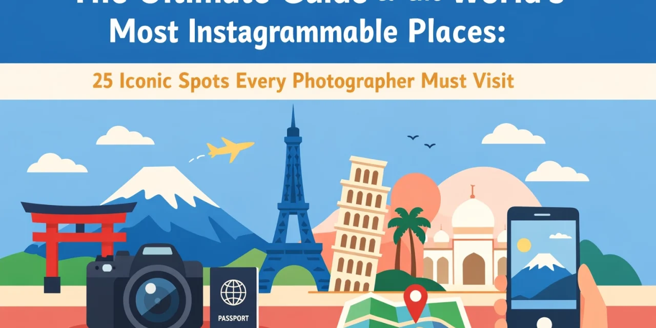 The Ultimate Guide to the World’s Most Instagrammable Places: 25 Iconic Spots Every Photographer Must Visit