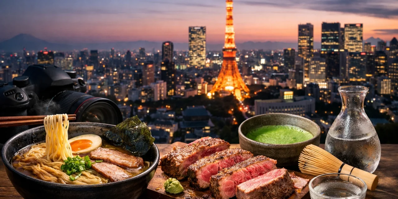 Ramen, Wagyu, Matcha, and Sake: 4 Tokyo Food Tour Ideas to Fuel Your Next Photo Shoot