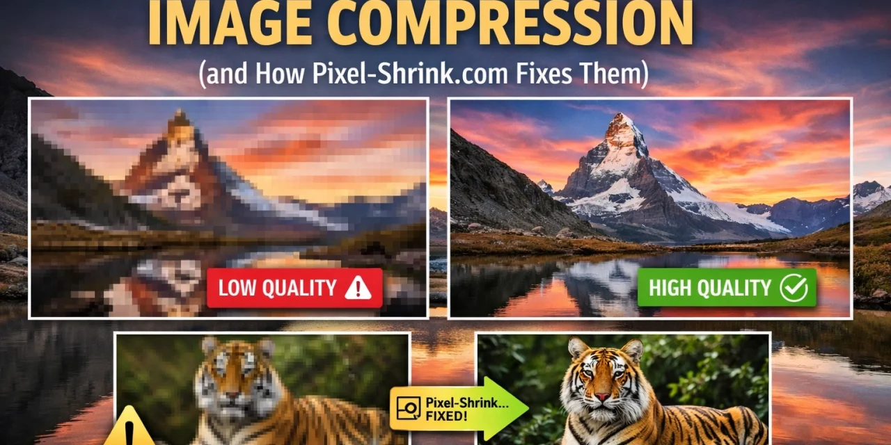 7 Mistakes You’re Making with Image Compression (and How Pixel-Shrink.com Fixes Them)