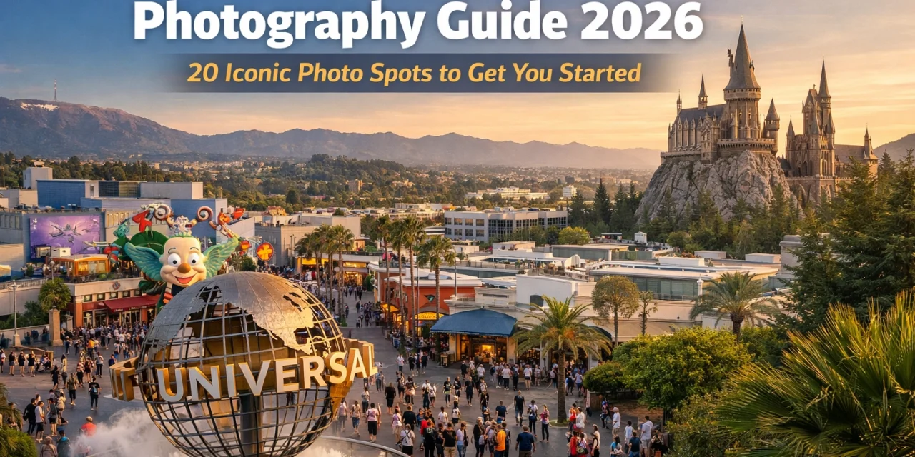 Universal Studios Hollywood Photography Guide 2026: 20 Iconic Photo Spots to Get You Started