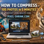 How to Compress 100 Photos in 5 Minutes (Without Losing Quality) Using Pixel-Shrink.com : Sponsored by Proshoot.io