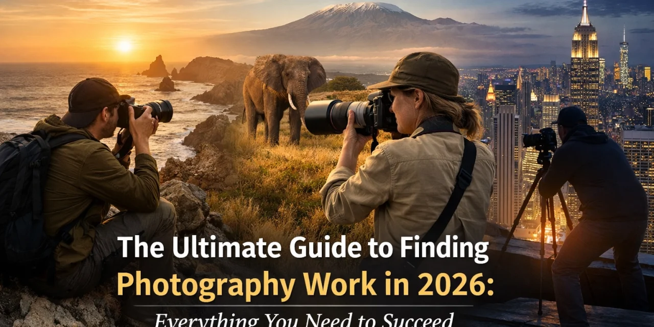 The Ultimate Guide to Finding Photography Work in 2026: Everything You Need to Succeed