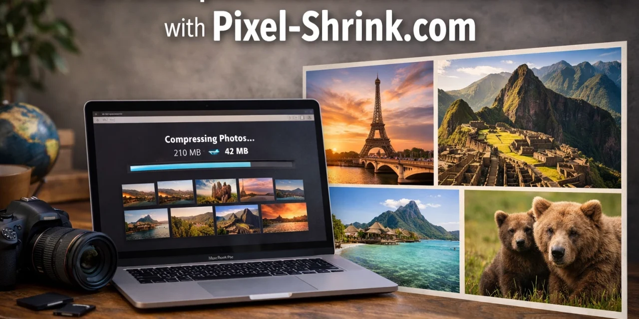 How to Compress Massive Photo Batches in Seconds with Pixel-Shrink.com