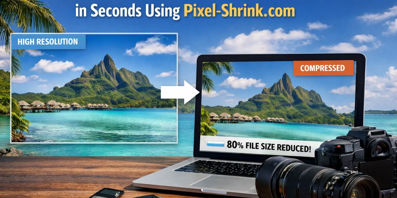 How to Compress Your High-Res Photos in Seconds Using Pixel-Shrink.com