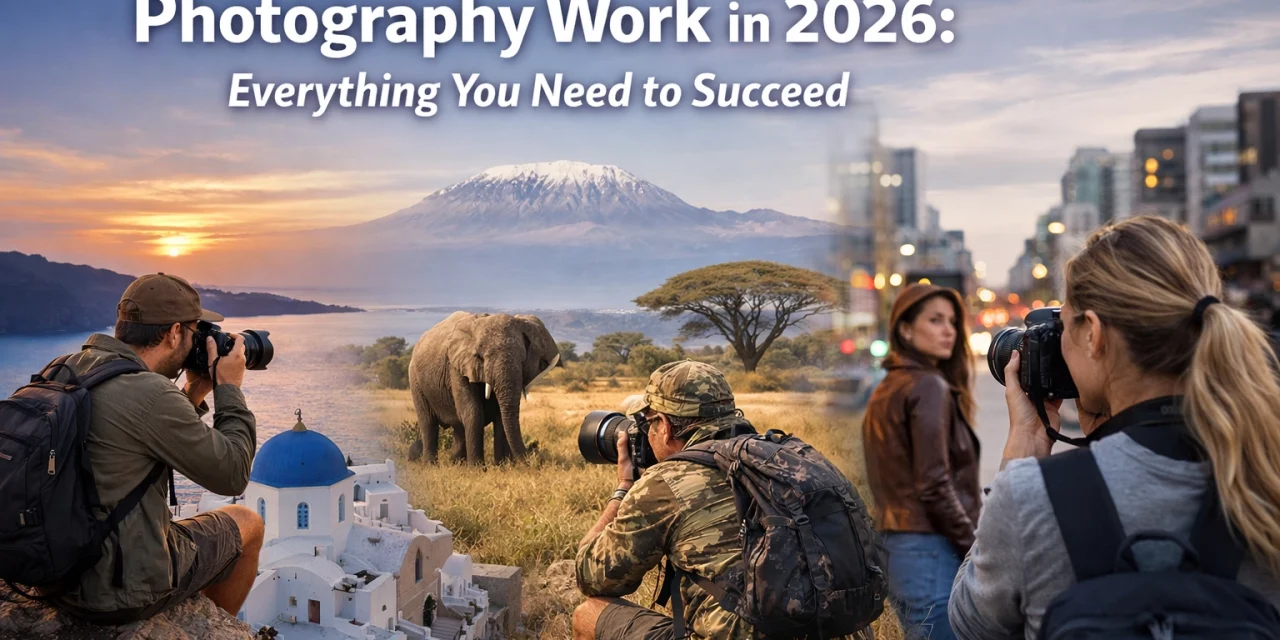 The Ultimate Guide to Finding Photography Work in 2026: Everything You Need to Succeed