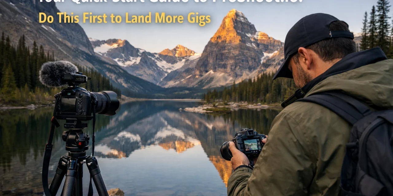 Your Quick-Start Guide to ProShoot.io: Do This First to Land More Gigs