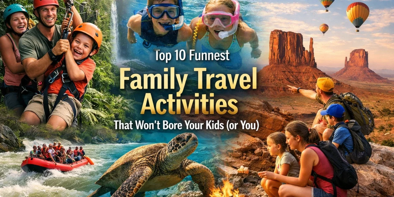 Top 10 Funnest Family Travel Activities That Won’t Bore Your Kids (or You)