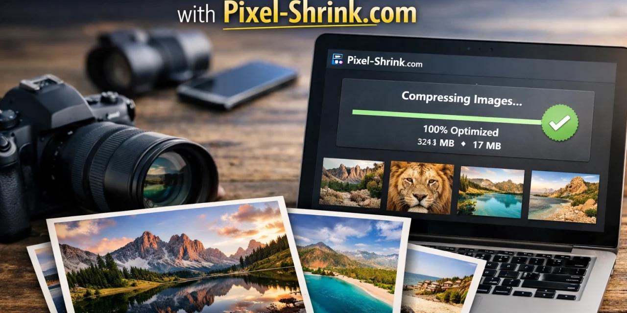 How to Compress a Full Pro Gallery in Under 5 Minutes with Pixel-Shrink.com