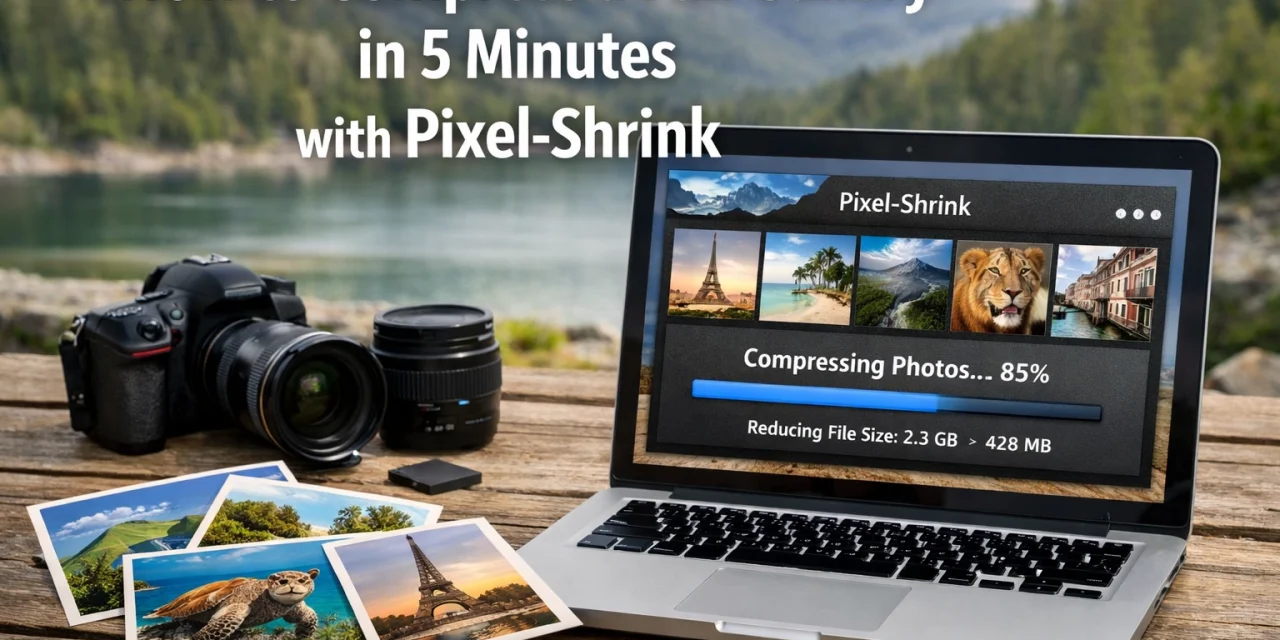 How to Compress a Full Gallery in 5 Minutes with Pixel-Shrink