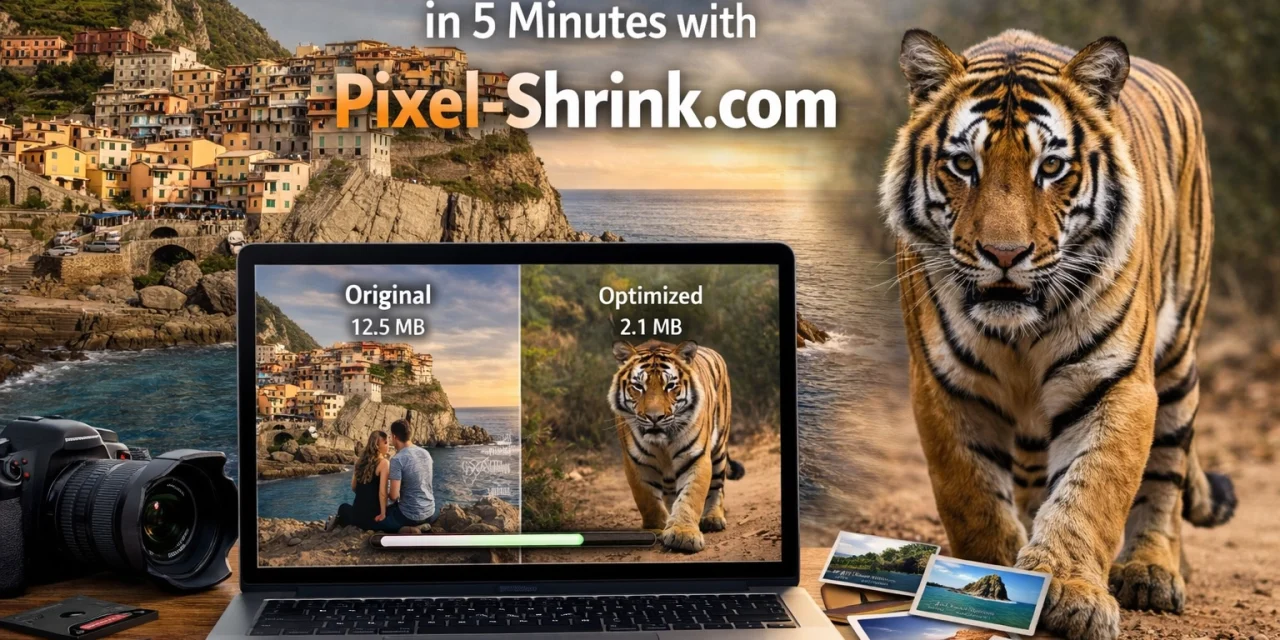 How to Optimize Your High-Res Galleries in 5 Minutes with Pixel-Shrink.com