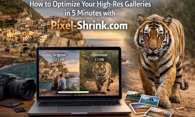 How to Optimize Your High-Res Galleries in 5 Minutes with Pixel-Shrink.com
