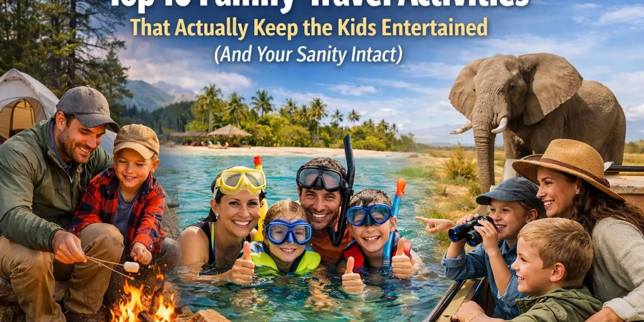 Top 10 Family Travel Activities That Actually Keep the Kids Entertained (And Your Sanity Intact)