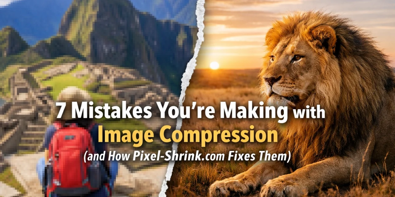7 Mistakes You’re Making with Image Compression (and How Pixel-Shrink.com Fixes Them)