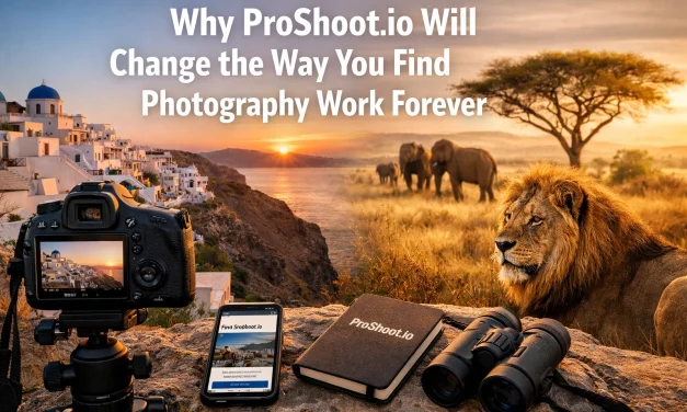 Why ProShoot.io Will Change the Way You Find Photography Work Forever