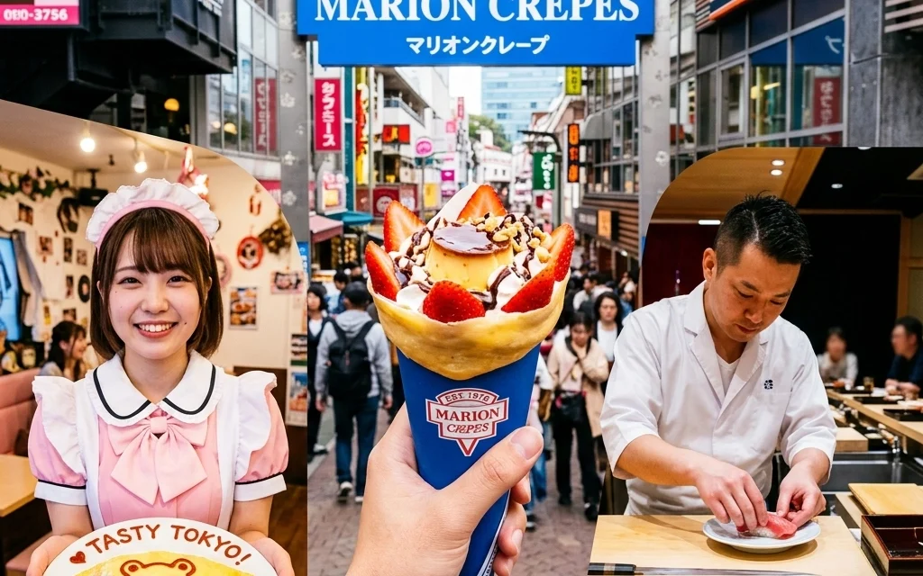 Maid Cafes, High-End Sushi, and Harajuku Crepes: 14 Days of Tokyo Food Ideas